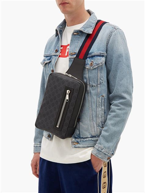 gucci crossbody bag men black